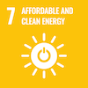 SDG Goal 7 icon: "Affordable and Clean Energy"